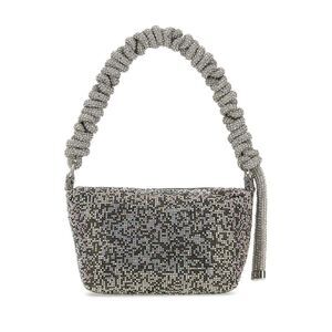 Kara Women Black Rhinestones Handbag